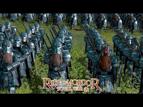 Rise Of Mordor - Iron Hill Dwarves VS Goblins Of Moria - The Lord Of The Rings - Cinematic Battle