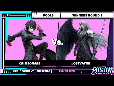Fusion #255 - Winners Round 2 - CrimsonAbe (Joker) VS LostVayne (Sephiroth) - Ultimate Singles