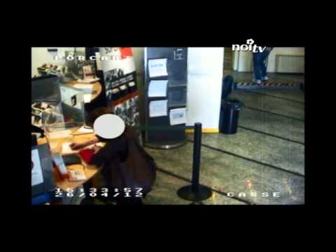Lucca, il video della rapina alla C.R. di Pistoia e Pescia di Porcari