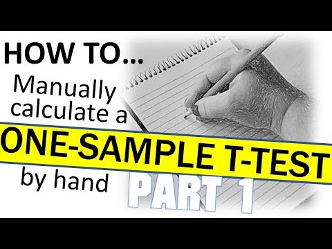 Calculate One-Sample T-Test (By Hand) - Part 1