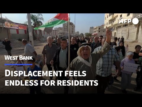 Ten months on, displacement feels permanent for West Bank camp residents | AFP