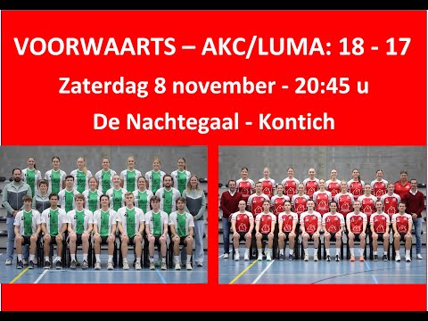 Voorwaarts A - AKC/Luma A (doelpunten)