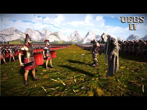 1,500,000 ROMANS vs 1,500,000 ORCS & GHOSTS | Ultimate Epic Battle Simulator 2 | UEBS 2