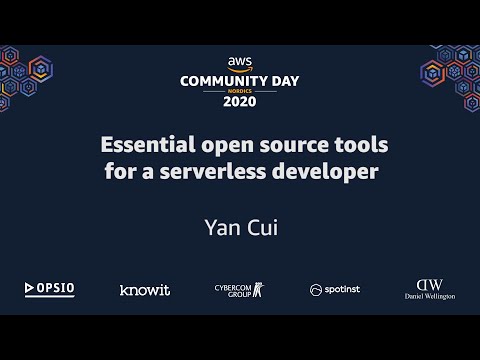 AWS Community Day Nordics 2020 - Essential open source tools for a serverless developer - Yan Cui
