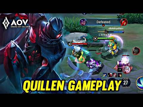 AOV : QUILLEN GAMEPLAY | IN JUNGLE - ARENA OF VALOR LIENQUAN MOBILE ROV