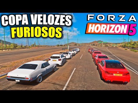 COPA VELOZES E FURIOSOS NA RODOVIA - FORZA HORIZON 5 GAMEPLAY