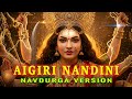 Aigiri Nandini Navdurgas Singing Mahishasura Mardini Sthothram Frame Vfx Art Divine