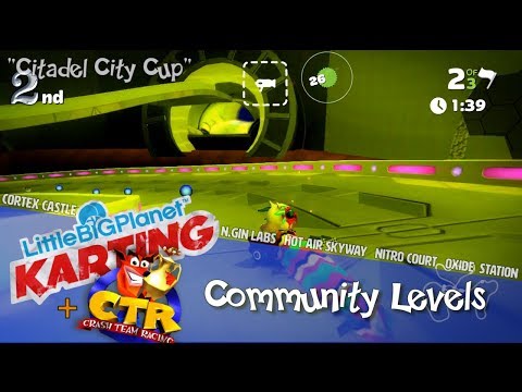 LittleBigPlanet Karting | Crash Team Racing Tracks, 3/3 (Community Levels)