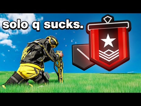 The Siege X Solo Q Experience... (EP.1)