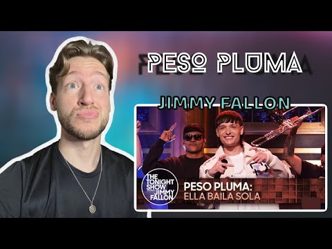 First time hearing ELLA BAILA SOLA by Peso Pluma! | The Tonight Show Starring Jimmy Fallon