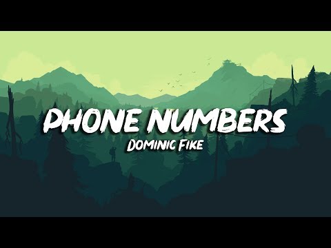 Dominic Fike - Phone Numbers (Lyrics)