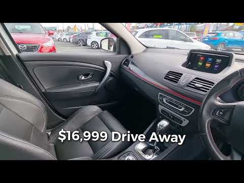 2015 Renault Megane B95 MY14 GT-Line Premium White 6 Speed Auto Dual Clutch Hatchback