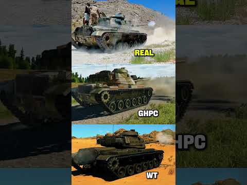 Real Life Vs War thunder Vs GHPC #warthunder #GHPC #tanks