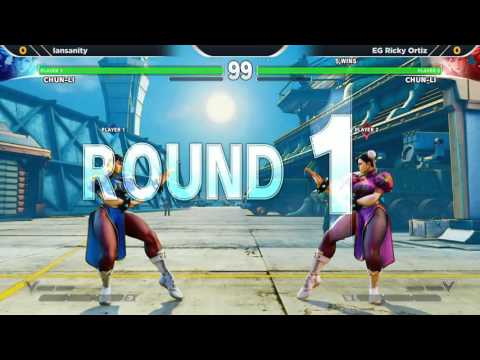 WNF 2016 1.1 Premiere - Iansanity (Chun Li) vs EG Ricky Ortiz (Chun Li)
