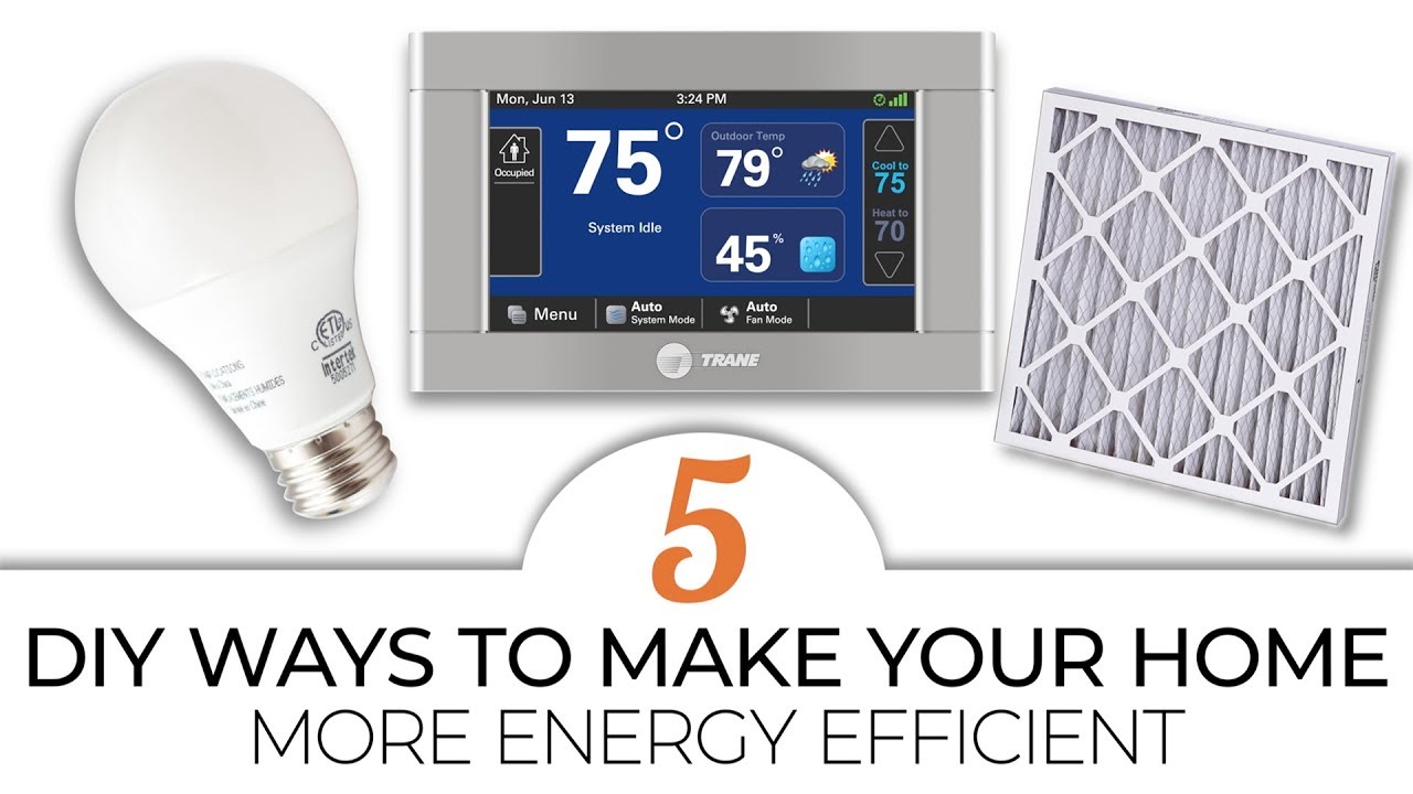 5 DIY Ways to Make Your Home More Energy Efficient