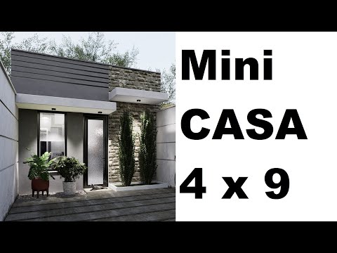 SMALL HOUSE OF 4 X 9 METERS STUDIO HOUSE