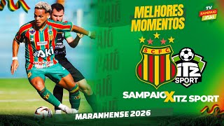 MELHORES MOMENTOS | SAMPAIO 6 X 0 ITZ SPORT | Maranhense 2026