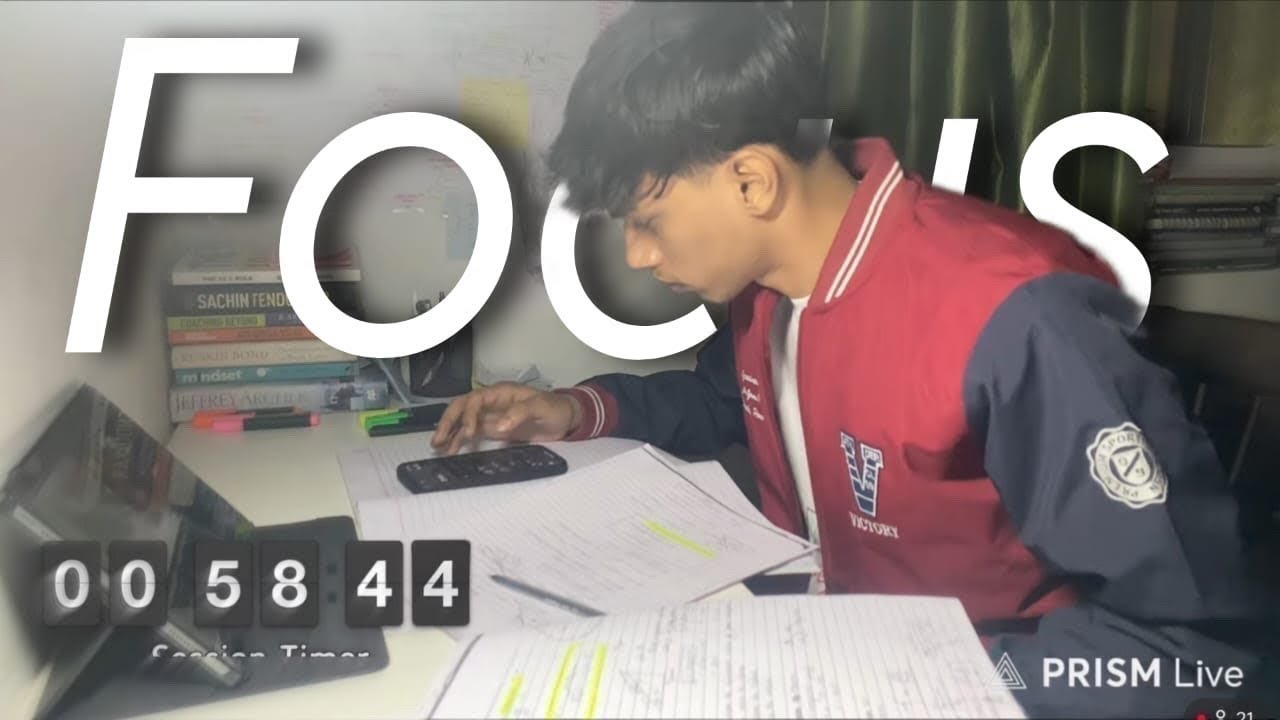 [LIVE] study with me🫀(90/10) | Mocks,No Sound , Pomodoro!