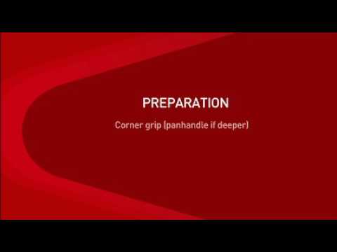 CE1M7V23   Strokes   Backhand pulled dropshot