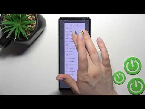 How to Change Notification Sound on Sony Xperia Pro-I | Notification Options on Sony Xperia Pro-I