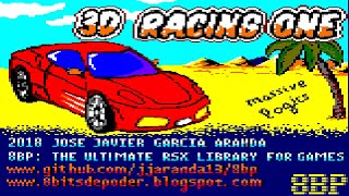 [Amstrad CPC] 3D Racing One - Longplay