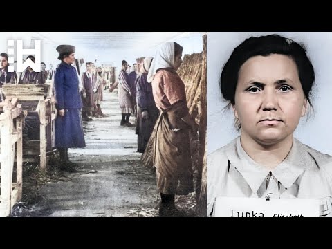 Execution of Female Nazi Guard at Ravensbrück & Auschwitz: Elisabeth Lupka