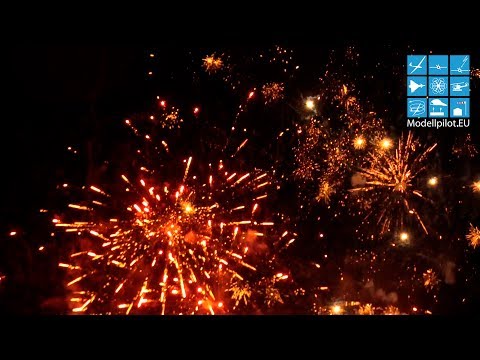 XXL FEUERWERK NACHTFLUGSHOW FIREWORK NIGHT FLIGHT SHOW MULTIPLEX AIRSHOW 2017