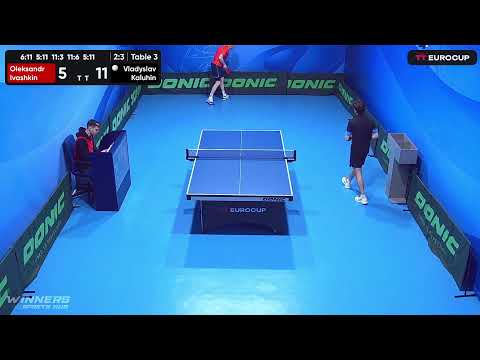 15:55 Oleksandr Ivashkin 2-3 Vladyslav Kaluhin 08.05.2023 TT Euro.Cup Ukraine Star. Table 3