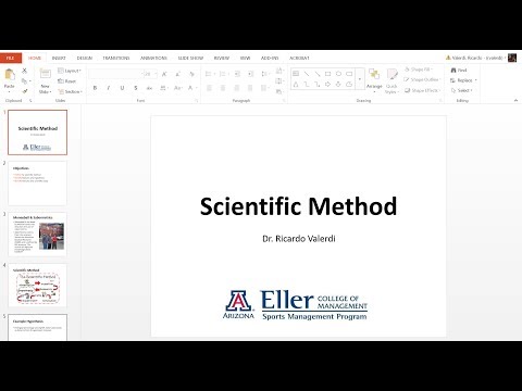 Scientific method applied to sports analytics thumbnail