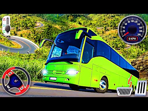 Offroad Coach Bus Driving Game 3D - Public Transport Drive Simulator | Android Gameplay