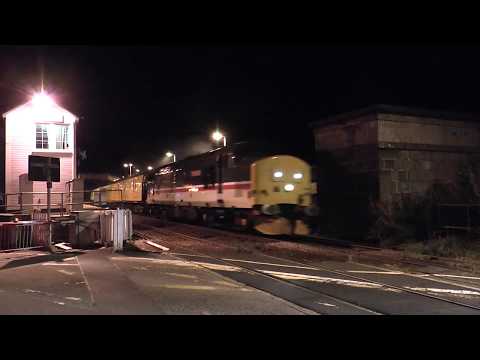 37419 TnT 37405 1Q77 Mossend to Inverness via Aberdeen passing Insch 14/09/19