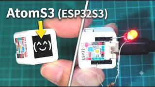 【初心者向け】小学生でもできる！マイコンでLED点滅と画面表示【ESP32/AtomS3/DIY/電子工作】