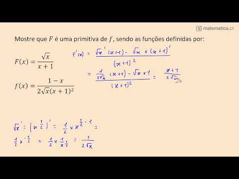 Exemplo de Primitiva Imediata