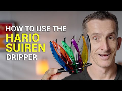 Brewing Pour Over Coffee using the Hario V60 Suiren Dripper