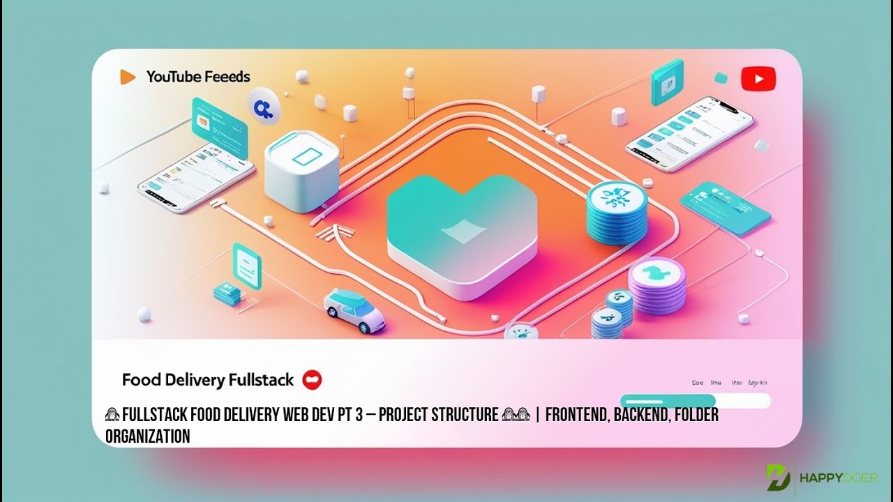 📦Fullstack Food Delivery Web Dev Pt 3 – Project Structure (Frontend, Backend, Folder Organization)🗂️