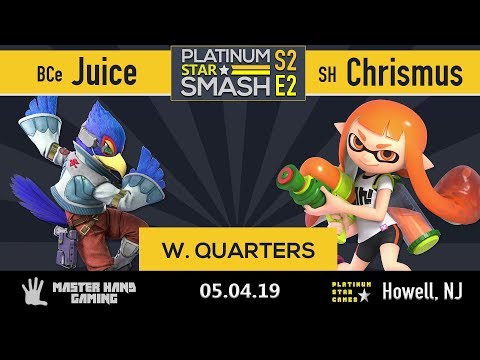 Platinum Star Smash S2:E2 - BCe | Juice (Falco) vs SH | Chrismus (Inkling) - W Quarterfinals