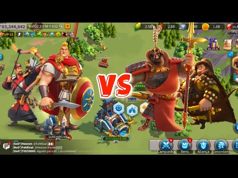 Alexander/Ysg vs Xiang Yu/Genghis Khan - Rise of Kingdoms RoK