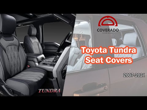 COVERADO | 2007-2021 Toyota Tundra Custom Seat Covers | Installation Review Video @BrunerTuner