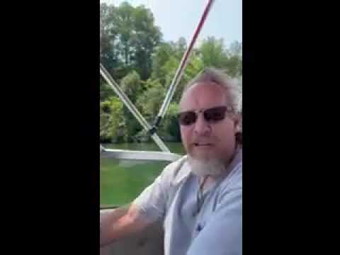 Jim's first boat driving experience