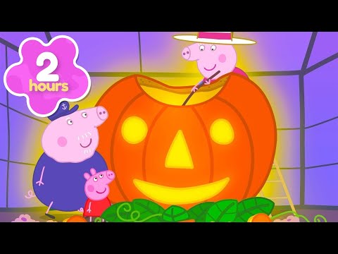 Kürbis-Wettbewerb 🎃 Peppas Halloween-Spaß 🧡 | 2 Stunden | Peppa Pig Deutsch