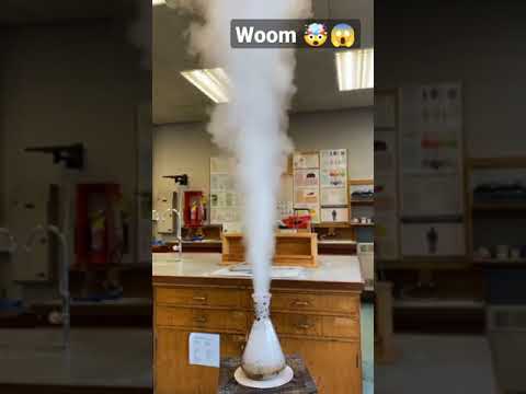 explosive chemical reaction #shorts #chemicals