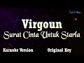 Virgoun Surat Cinta Untuk Starla Original Key Karaoke Version