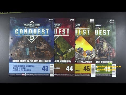 Warhammer 40,000 Conquest Magazine issue 43, 44, 45, 46