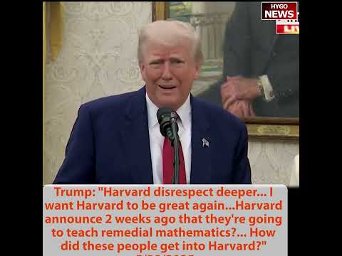 Trump on Harvard: 'Remedial Mathematics -- How Did These People Get In? 1,600 Board Scores Can't Get In'; Buttigieg Thinks Porn Will Win Back Young Men; OMB's Vought: First Rescissions Package Next Week -- USAID, CPB, NPR; Stephen Moore on Art of the Deal