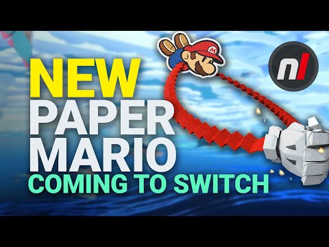 NEW Paper Mario Game Coming to Nintendo Switch - Paper Mario: The Origami King