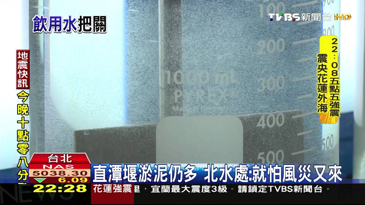 應變高濁度 北水處:提高監測、增列「停供水」