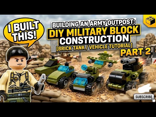 Vídeo relacionado con UINOFER Juego de bloques de construcción de escena militar, modelo de arquitectura de bases de bricolaje WW2, arquitectura de vigilancia militar, accesorios compatibles 75387 (Outpost)