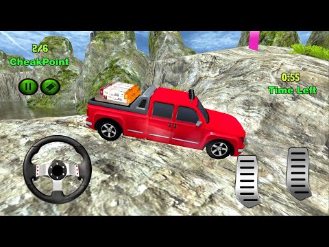 Pickup Truck Driving Simulator Uphill 3D 2020 #1 - 4x4 Car Offroad Mountain Android Gameplay