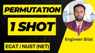 UET Entry Test Preparation Permutation Class 11 Math 1 Shot ECAT/ NET ll ECAT/ NET Math Preparation