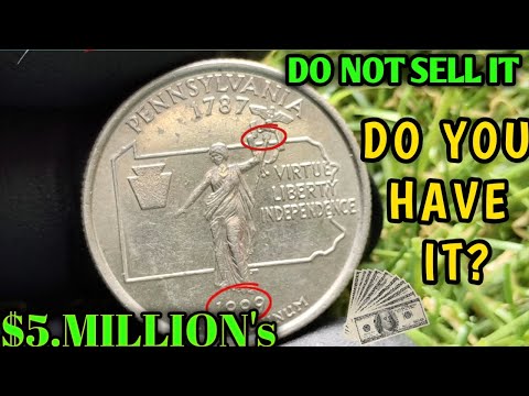 Look For This!1999 Pennsylvania Quarter Worth Money -How Much Is It Worth and Why,